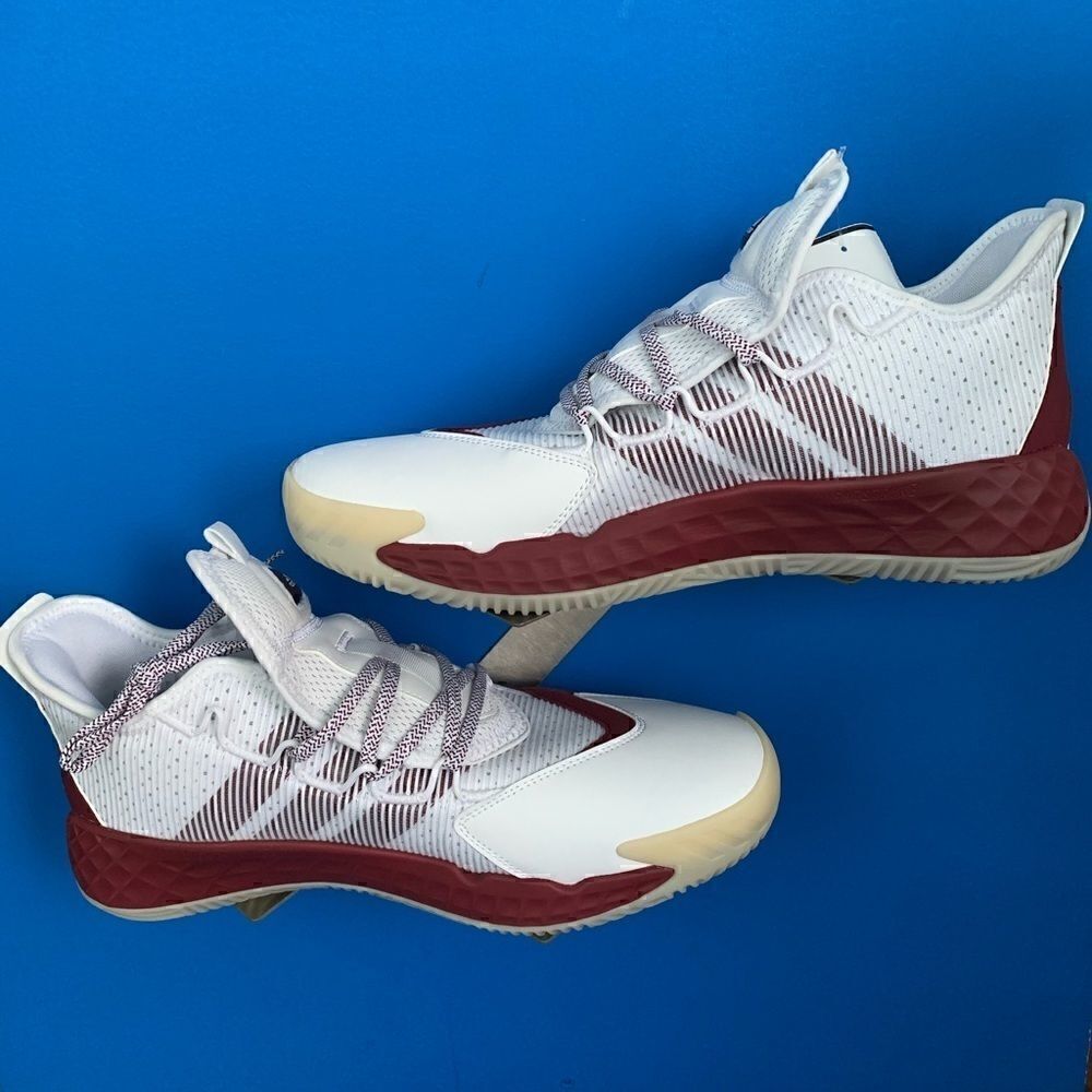 adidas Coll3ctiv3 2020 Low Basketball Shoe 12.5 White/Silver Metallic